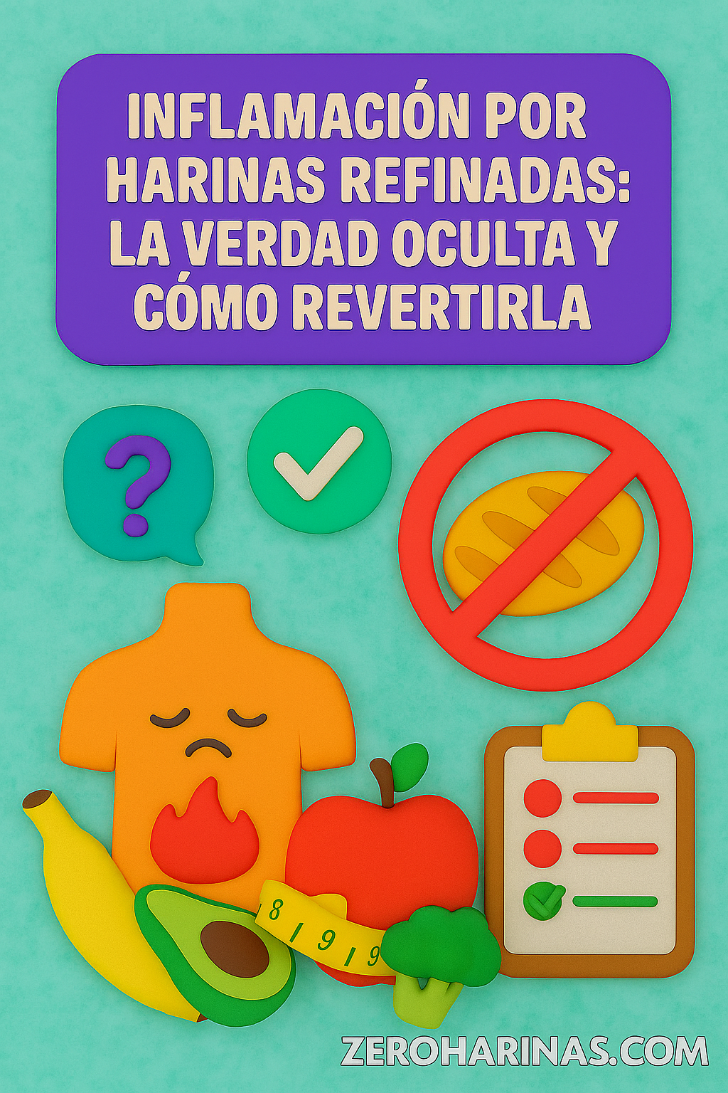 INFLAMACIÓN POR HARINAS REFINADAS