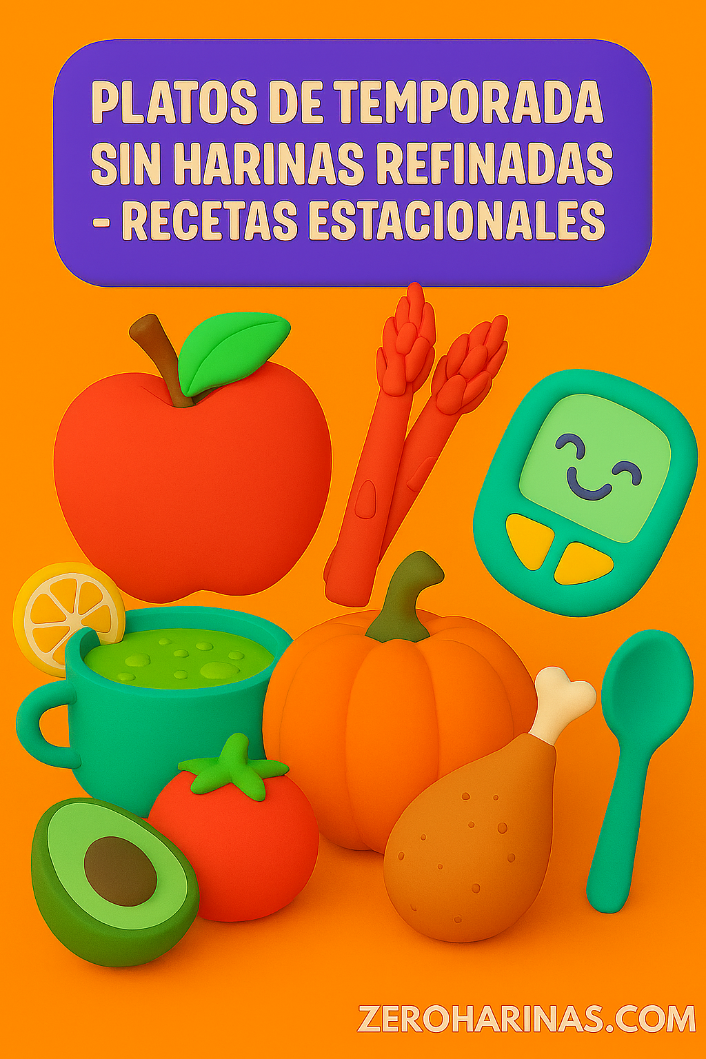 PLATOS DE TEMPORADA SIN HARINAS REFINADAS - RECETAS ESTACIONALES