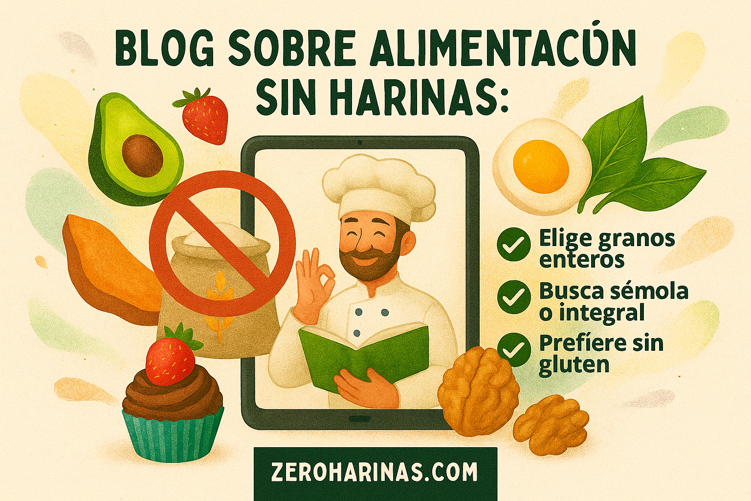 BLOG SOBRE ALIMENTACIÓN SIN HARINAS