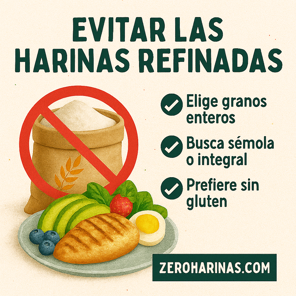 ELIMINAR LAS HARINAS REFINADAS
