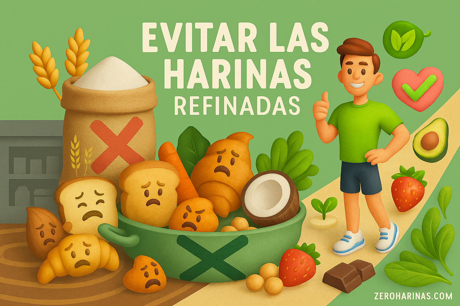 EVITAR LAS HARINAS REFINADAS