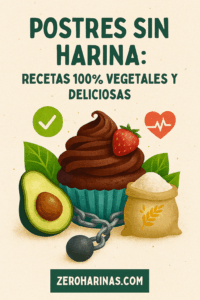 POSTRES SIN HARINA: RECETAS 100% VEGETALES Y DELICIOSAS