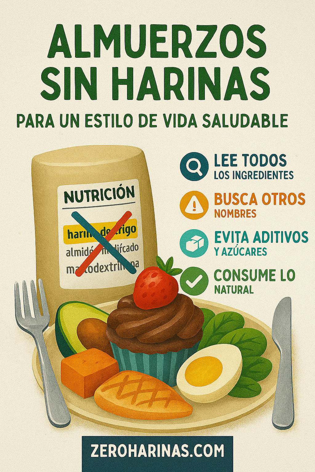 almuerzos sin harina