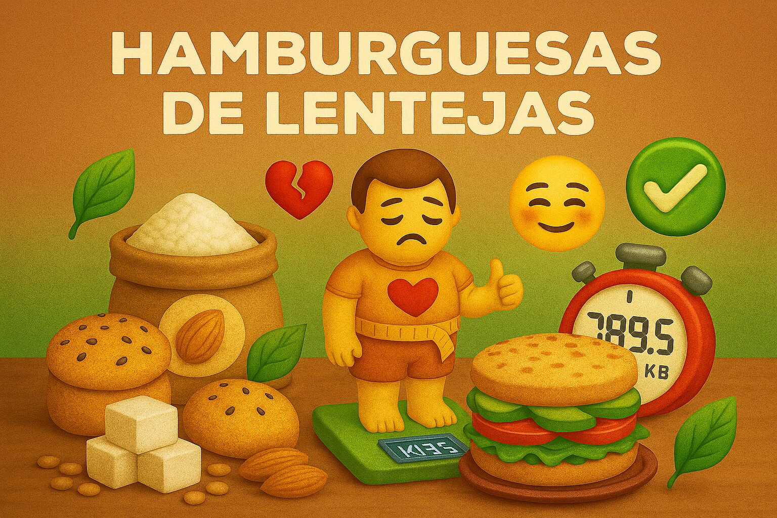 HAMBURGUESAS DE LENTEJAS